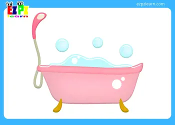 Bathroom Flashcards View Online or Download PDF Printable English Vocabulary Flashcards